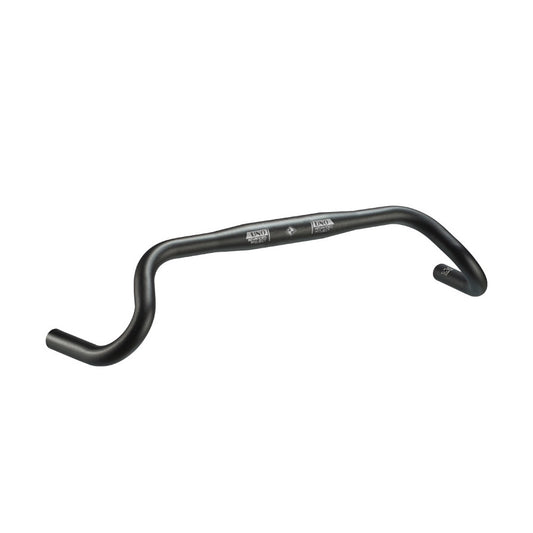 CINTRE ROUTE/RANDONNEUR/GRAVEL ALU D31.8 UNO 56 AXE/AXE NOIR  (PROF. 66MM/HT. 100MM)
