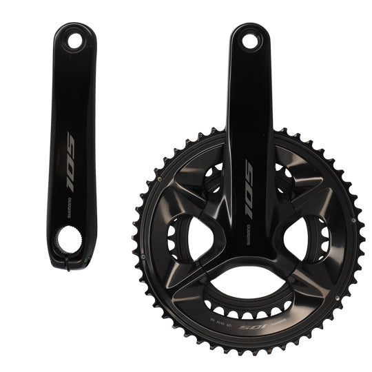 PEDALIER ROUTE COMPACT 50-34D L170 SHIMANO 105 R7100 NOIR 12V