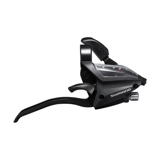 LEVIER/MANETTE VTT 8V. SHIMANO DROIT ST-EF500 V-BRAKE NOIR 4 DOIGTS