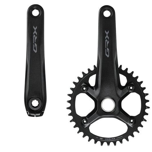 PEDALIER ROUTE/GRAVEL MONO 38D L170 SHIMANO GRX RX610 NOIR 12V