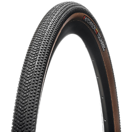 PNEU GRAVEL 700X45C TS HUTCHINSON TOUAREG HARDSKIN TLR NOIR/MARRON TAN (45-622)
