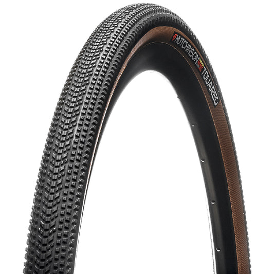PNEU GRAVEL 700X45C TS HUTCHINSON TOUAREG HARDSKIN TLR NOIR/MARRON TAN (45-622)