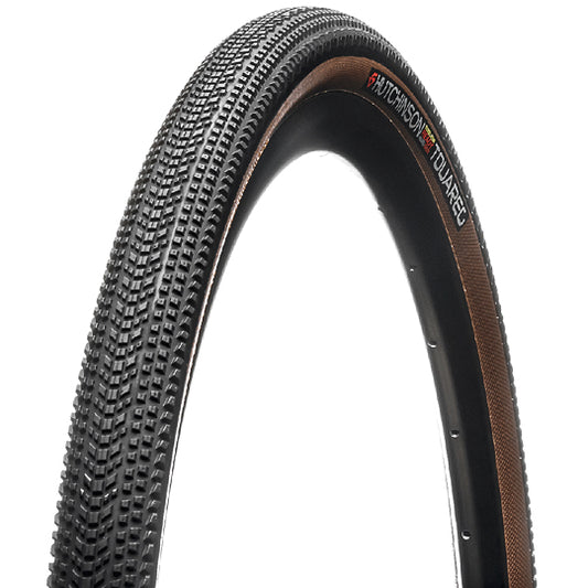 PNEU GRAVEL 700X40C TS HUTCHINSON TOUAREG TLR NOIR/MARRON TAN (40-622)