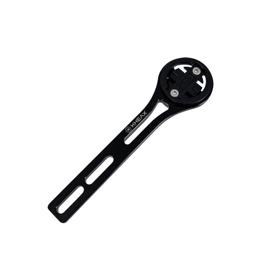 SUPPORT CINTRE INTEGRE KHEAX ALU NOIR COMPATIBLE GARMIN/BRYTON/WAHOO/GOPRO/CATEYE