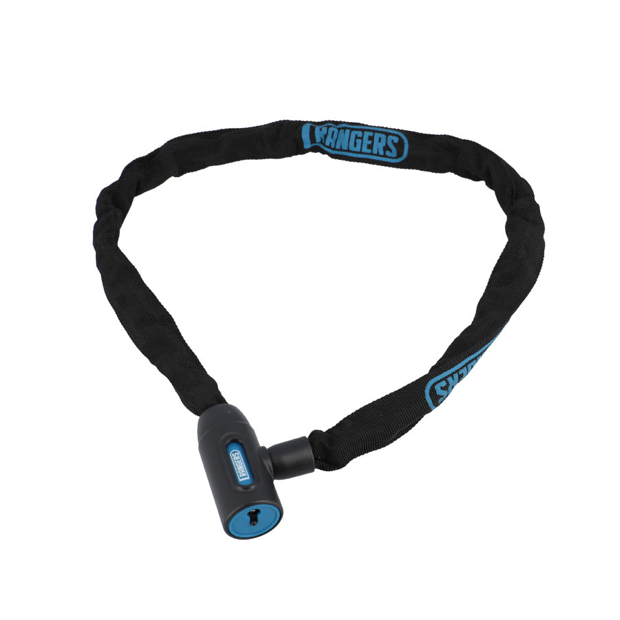 ANTIVOL VELO CHAINE A CLE D.4X90CM RANGERS NOIR
