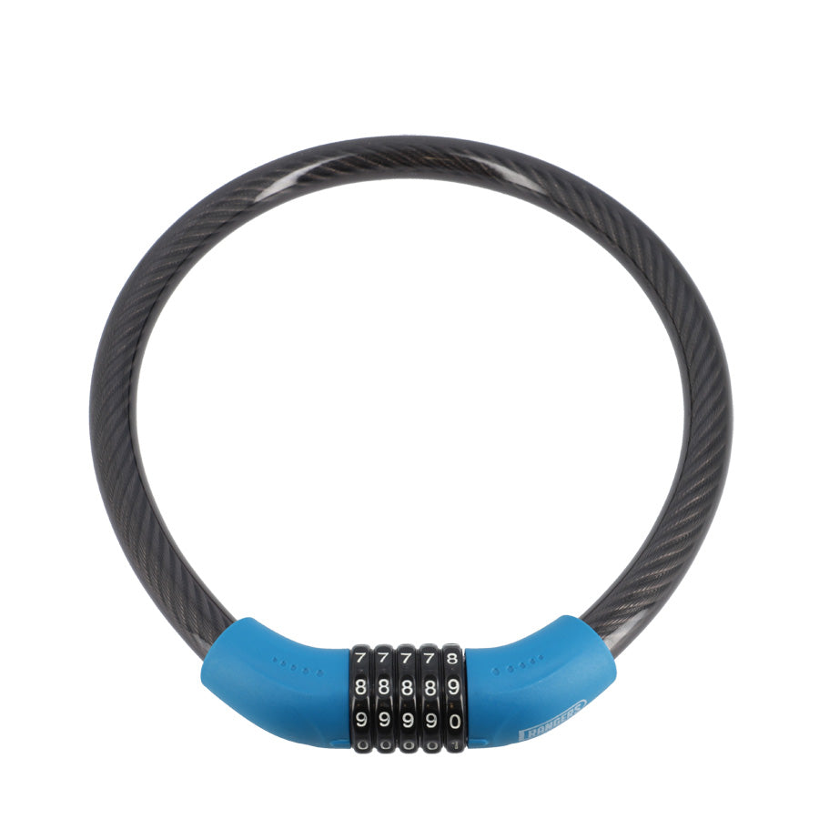 ANTIVOL VELO CABLE A CODE D20X0.80CM RANGERS NOIR