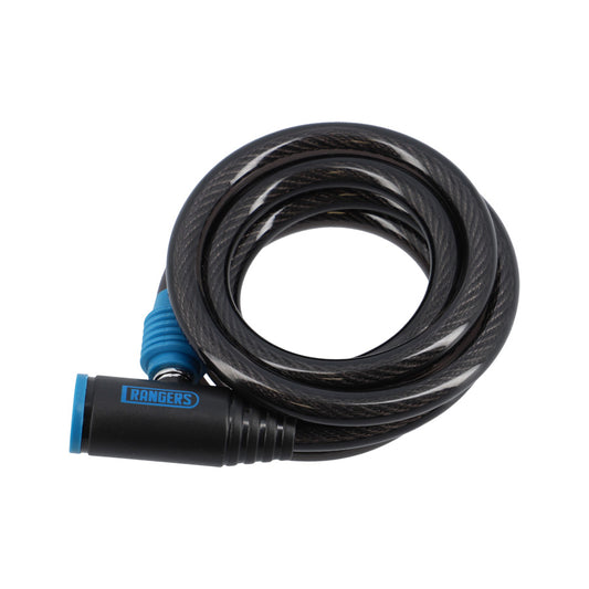 ANTIVOL VELO SPIRAL A CLE D10X 1.5M RANGERS AVEC SUPPORT + BRACELET SILICONE SPECIAL LOUEU