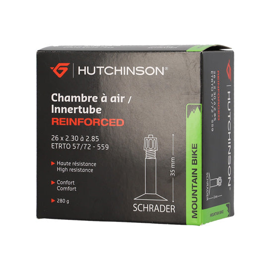CHAMBRE A AIR VELO 26" X 2.30/2.85 (57/72-559) VS 48 MM HUTCHINSON KOLOSS RENFORCE