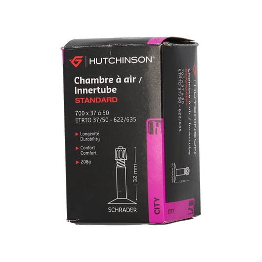 CHAMBRE A AIR VELO 700C (37/50-622/635) VS 32 MM HUTCHINSON STANDARD