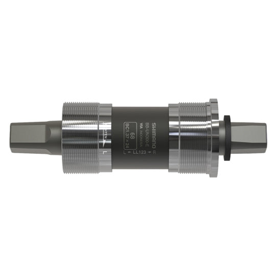 BOITIER PEDALIER CARRE L123MM SHIMANO UN300 F.BSC TYPE E AVEC CARTER DE CHAINE