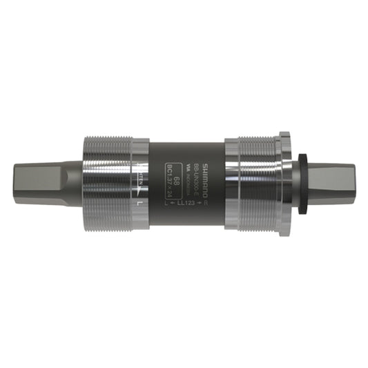 BOITIER PEDALIER CARRE L123MM SHIMANO UN300 F.BSC TYPE E AVEC CARTER DE CHAINE