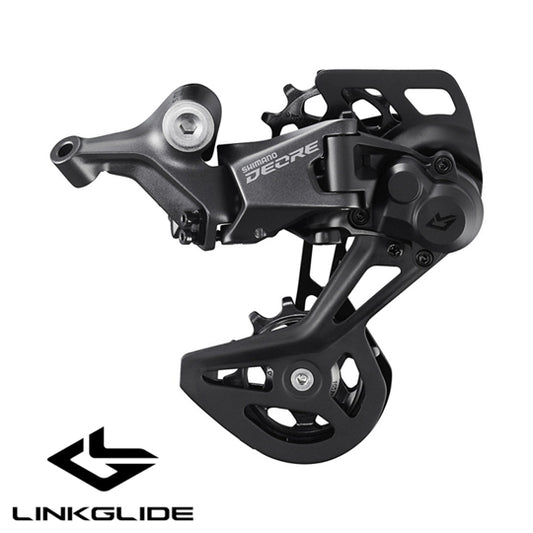 DERAILLEUR VTT AR SHIMANO DEORE M5130 LINKGLIDE NOIR GDE CHAPE 10V