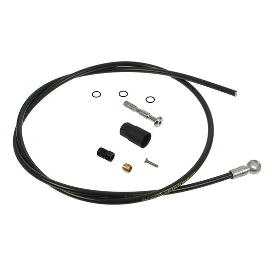 DURITE SHIMANO POUR FREIN A DISQUE VTT 1000MM AVEC EMBOUT BH90 NOIR - GAINE HYDRAULIQUE