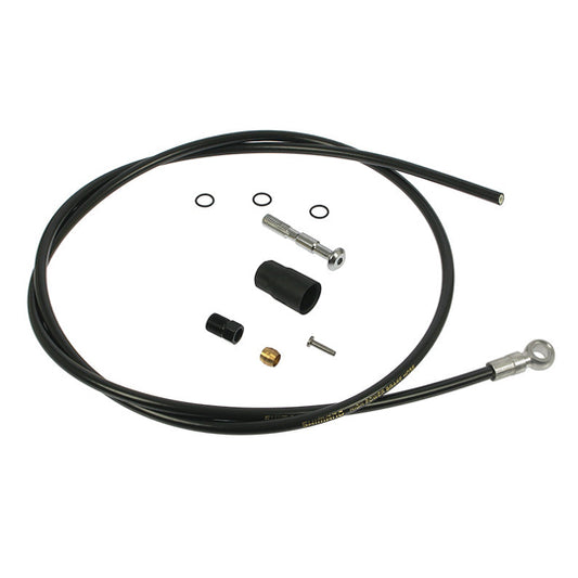 DURITE SHIMANO POUR FREIN A DISQUE VTT 1000MM AVEC EMBOUT BH90 NOIR - GAINE HYDRAULIQUE
