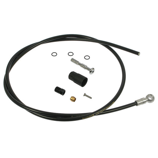 DURITE SHIMANO POUR FREIN A DISQUE VTT 1700MM AVEC EMBOUT BH90 NOIR - GAINE HYDRAULIQUE