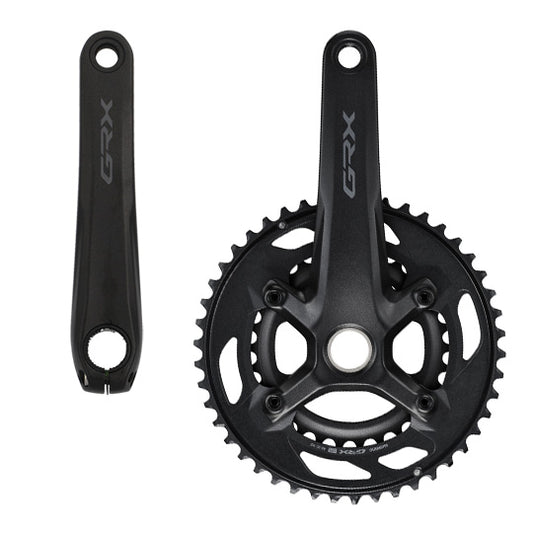 PEDALIER ROUTE/GRAVEL DOUBLE 46-30D L175 SHIMANO GRX RX610 NOIR 12V