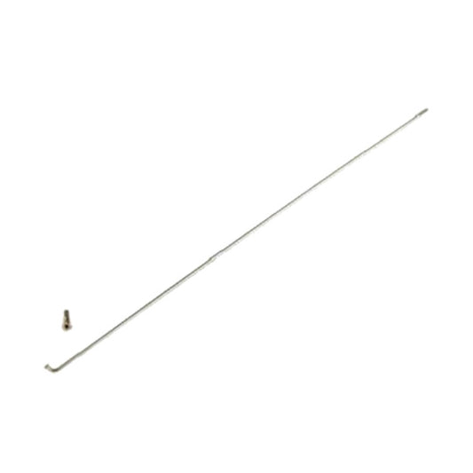 RAYON 2.3 MM INOX ARGENT  L233 AVEC ECROU (X1) MACH1 CYCLO/MOTO/VAE