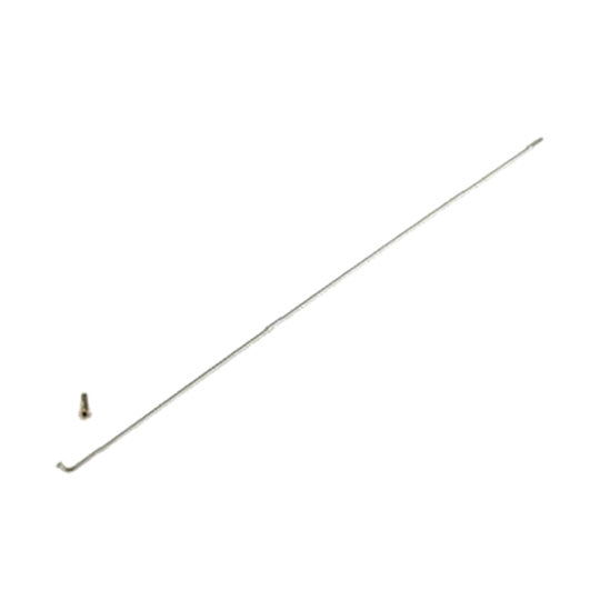 RAYON 2.3 MM INOX ARGENT  L233 AVEC ECROU (X1) MACH1 CYCLO/MOTO/VAE
