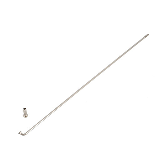 RAYON 2.3 MM INOX ARGENT  L236 AVEC ECROU (X1) MACH1 CYCLO/MOTO/VAE
