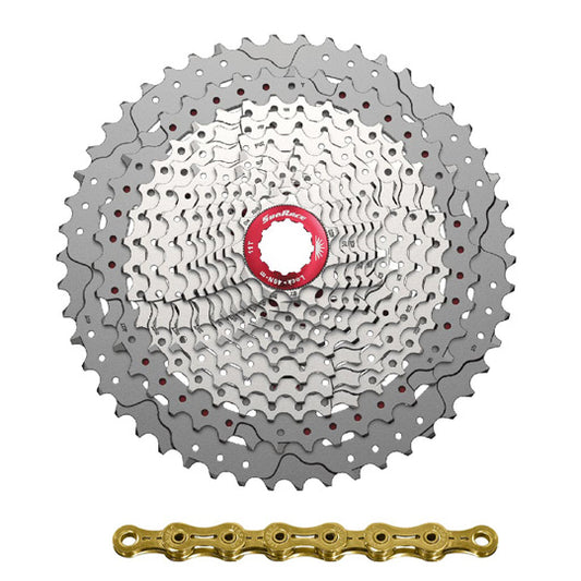 CASSETTE ET CHAINE 12V. VTT SUNRACE CSMZ800/CN12Z - 11-51DTS (COMPATIBLE SHIMANO)
