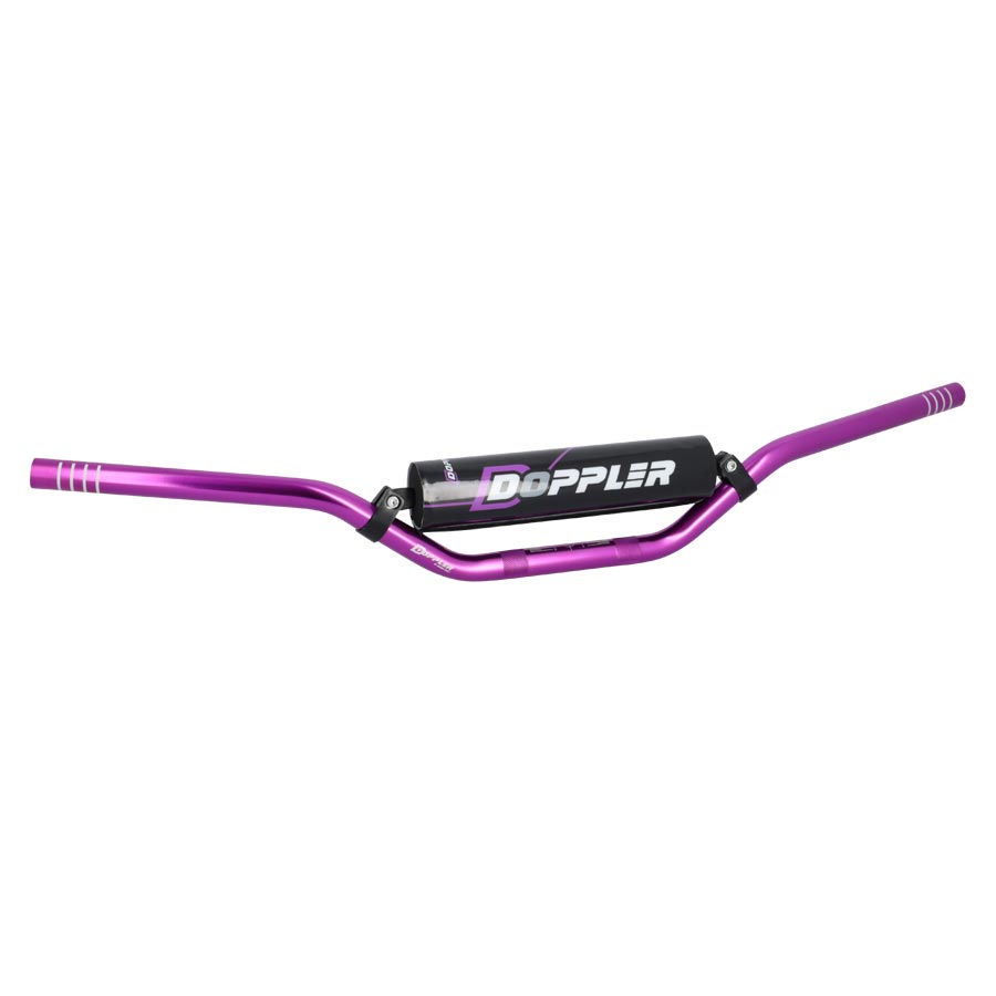 GUIDON MECABOITE DOPPLER CROSS-BAR ALU VIOLET (L740 H 70) + MOUSSE