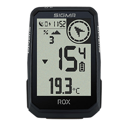 COMPTEUR VELO SANS FIL/GPS SIGMA ROX  4.0 ENDURANCE 30 FCTS NOIR