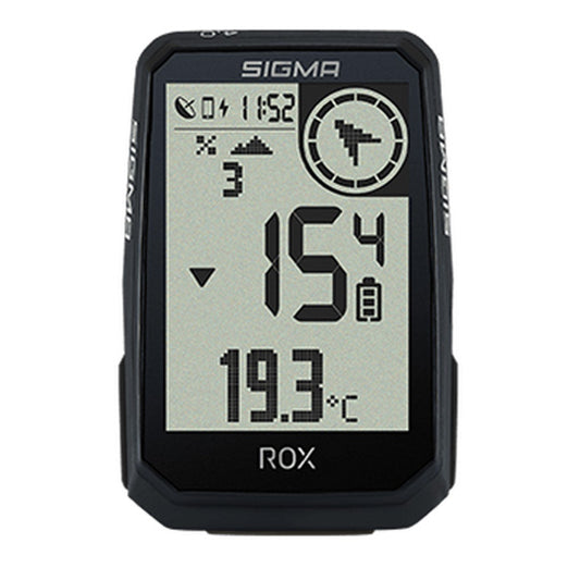 COMPTEUR VELO SANS FIL/GPS SIGMA ROX  4.0 ENDURANCE 30 FCTS NOIR