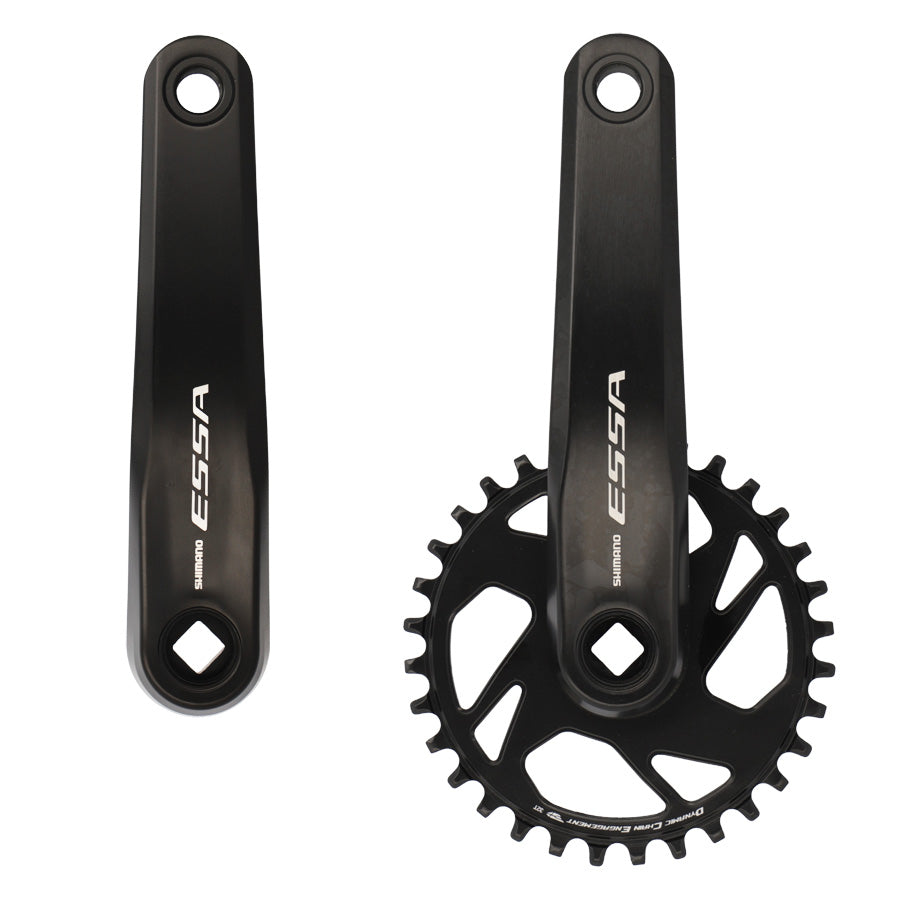 PEDALIER VTT MONO 32D L170 ALU SHIMANO ESSA FC-U2000 NOIR 8/7V (AXE )