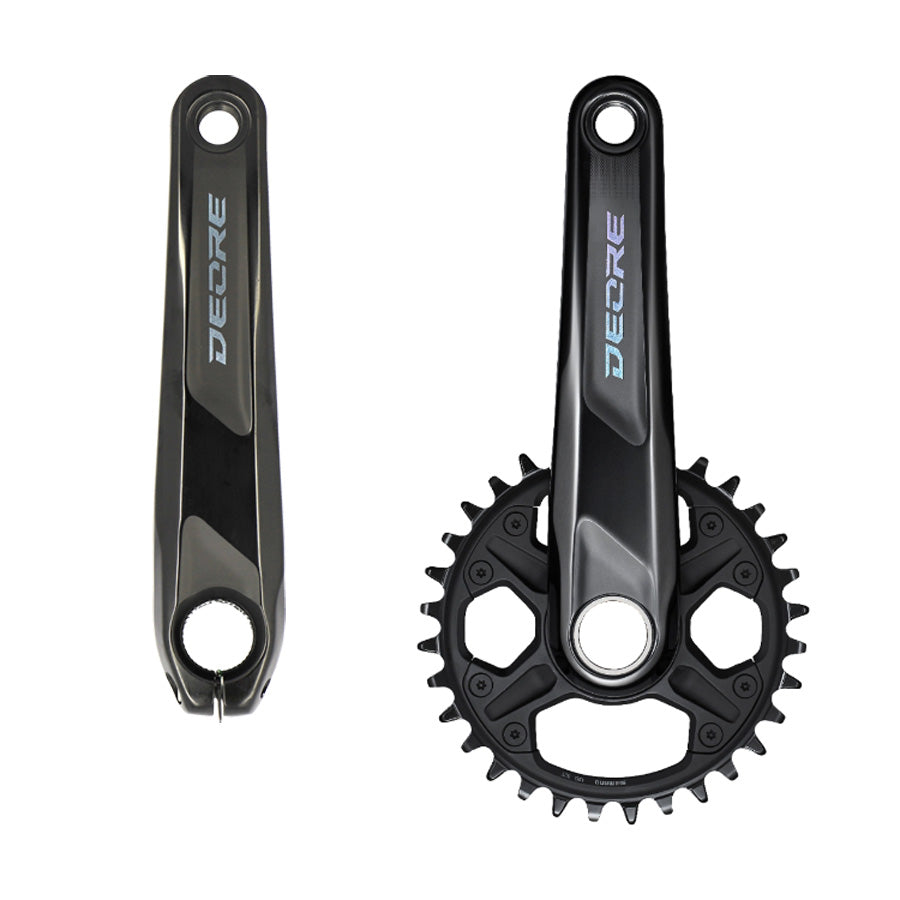 PEDALIER VTT MONO 32D L175 ALU SHIMANO DEORE M6100 12V.