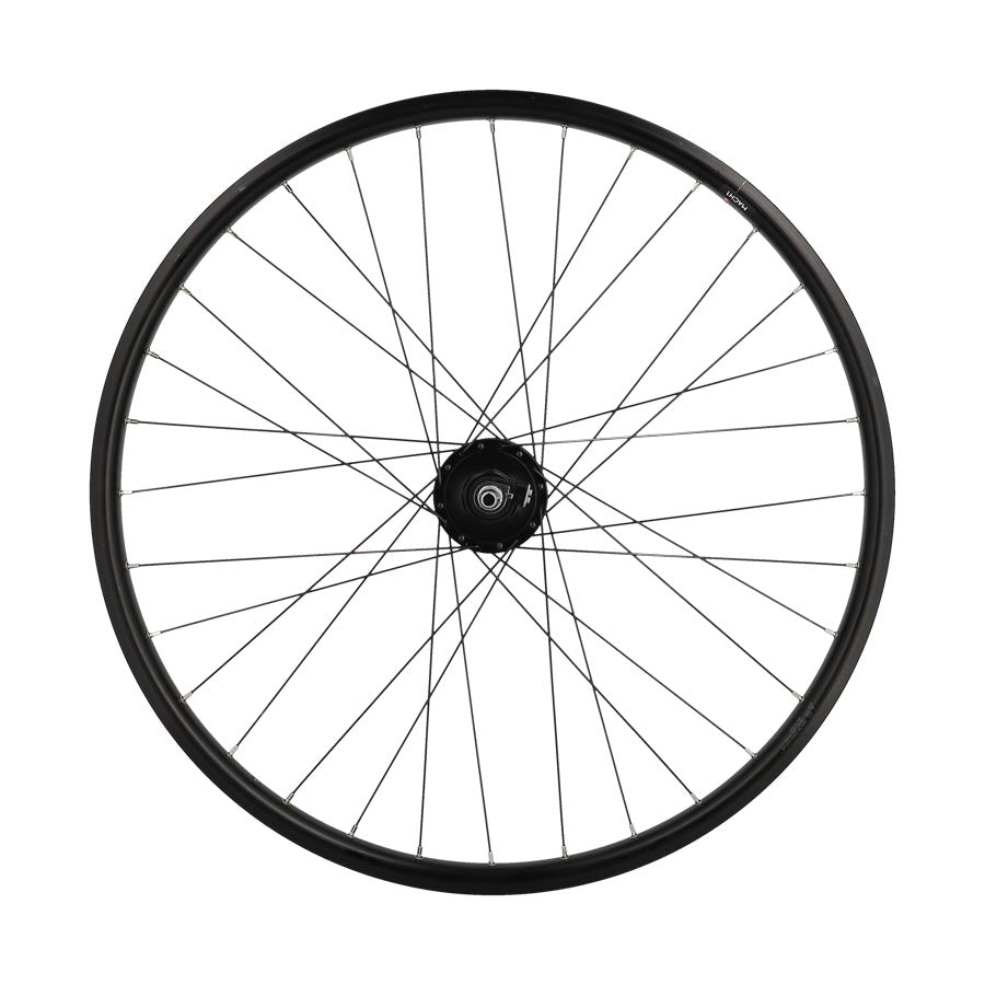 ROUE VILLE 27.5" AV ECROU AXE PLEIN JANTE NOIR MACH1 M910 MOY SHIMANO DYNAMO 6V 3.0W DISQU