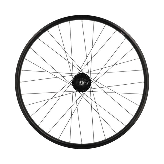 ROUE VILLE 27.5" AV ECROU AXE PLEIN JANTE NOIR MACH1 M910 MOY SHIMANO DYNAMO 6V 3.0W DISQU