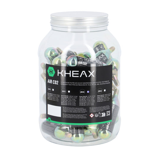CARTOUCHE CO2 KHEAX 20GR FILETE (BOITE X30)