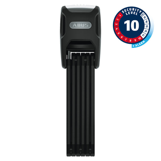ANTIVOL VELO PLIABLE A CLE L 90CM ABUS BORDO 6000KA/90 ALARME NOIR + SUPPORT