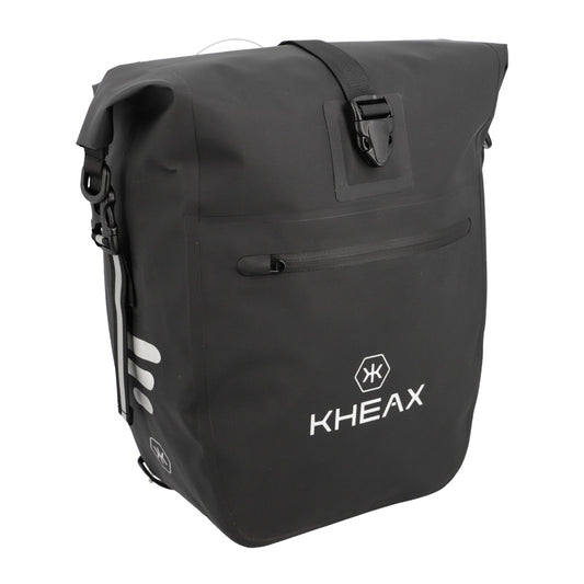 SACOCHE VELO PORTE BAGAGE KHEAX IZOARD MINI NOIR ETANCHE - 50X29.5X13 CM -  14 LITRE