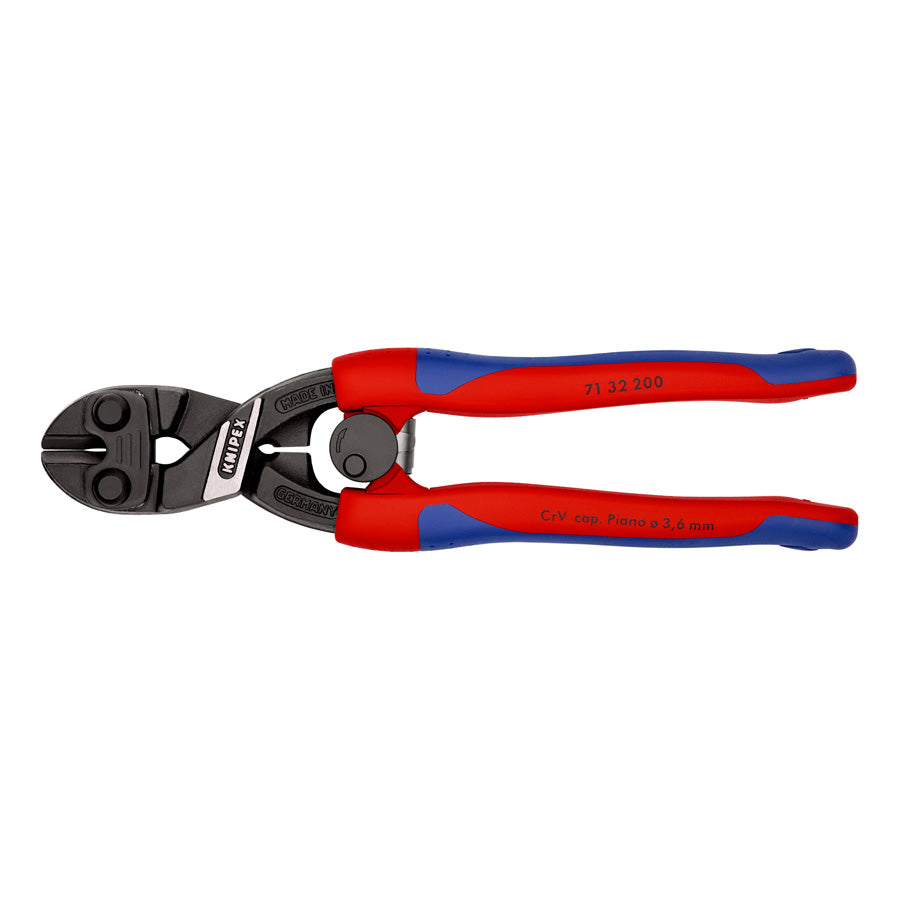 PINCE COUPE BOULONS KNIPEX COBOLT 200MM ROUGE/BLEU