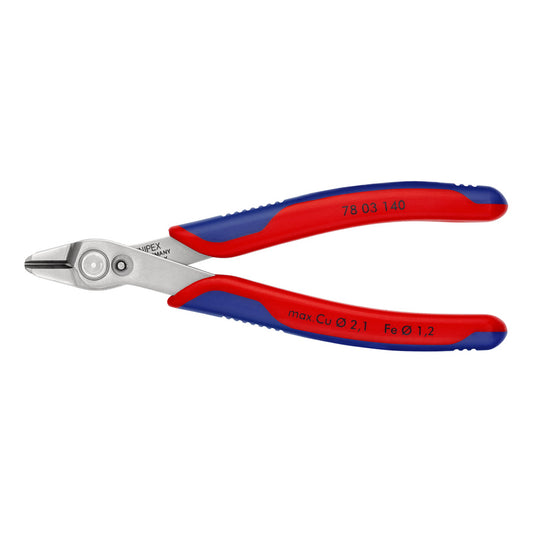 PINCE COUPANTE SUPER KNIP S KNIPEX XL 140MM ROUGE/BLEU