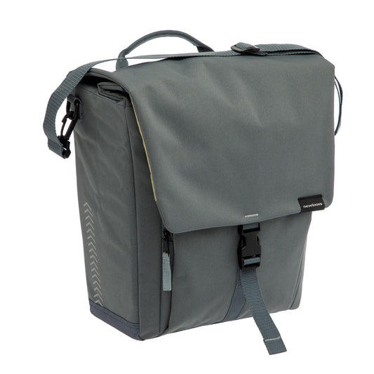SACOCHE VELO PORTE BAGAGE NEWLOOXS TULUM SINGLE GRIS - 16 LITRES - 350x370x170MM