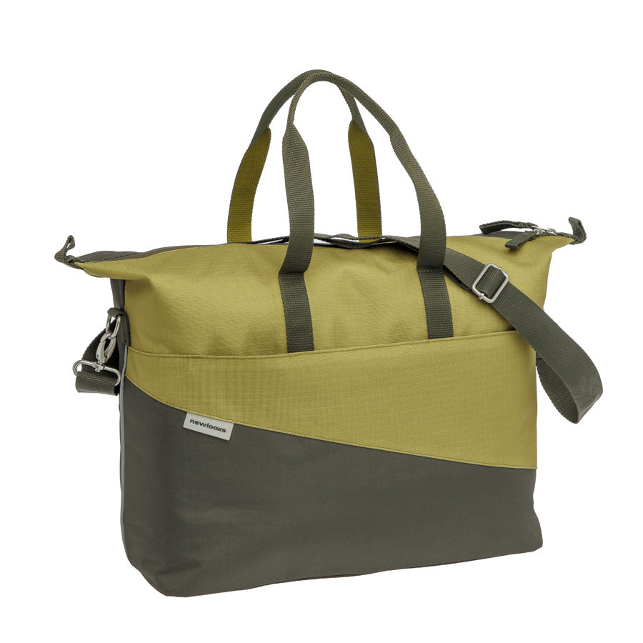 SACOCHE VELO PORTE BAGAGE NEWLOOXS OSLO TENDO SINGLE VERT OLIVE - 21 LITRES - 340x440x180M