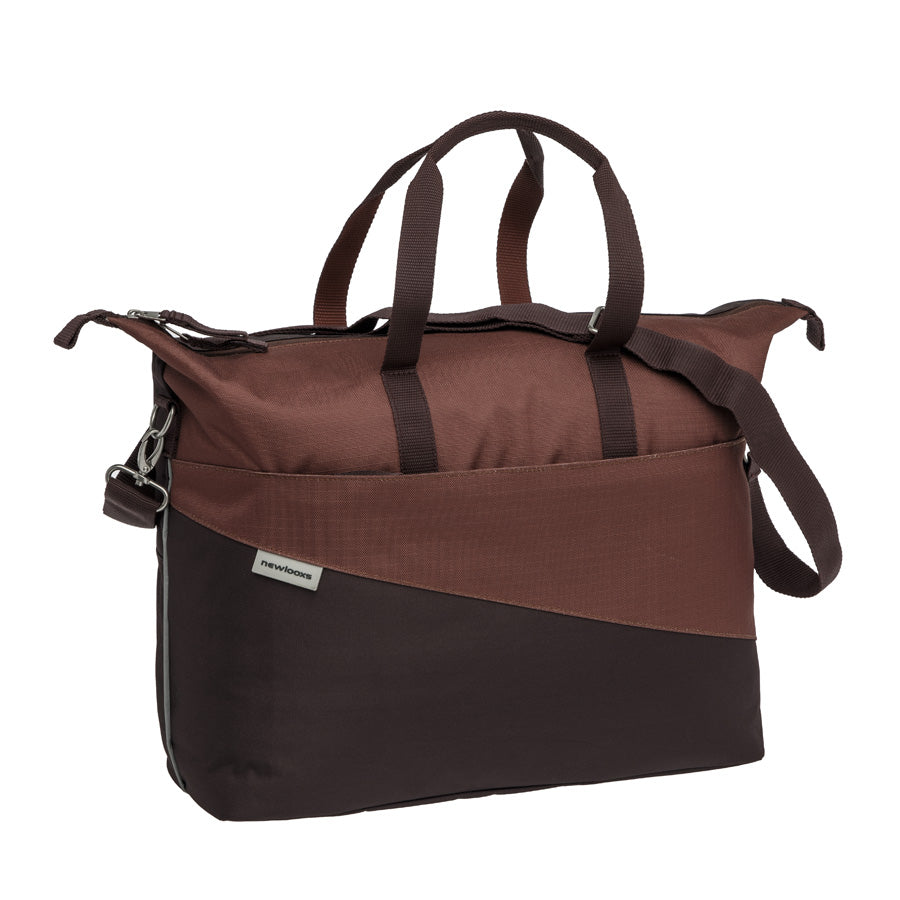 SACOCHE VELO PORTE BAGAGE NEWLOOXS OSLO TENDO SINGLE LIE DE VIN - 21 LITRES - 340x440x180M