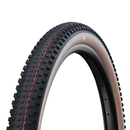 PNEU VTT 29X2.40 TS SCHWALBE RICK XC TLR NOIR/MARRON SUPER RACE (62-622)