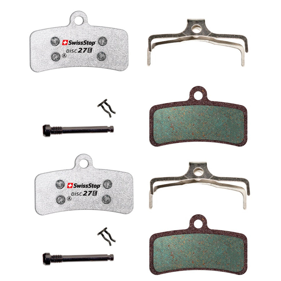 PLAQUETTE FREIN VTT 36 SWISSSTOP DISC 27E ORGANIQUE ADAPT. SHIMANO SAINT/ZEE/TEKTRO/TRP (X