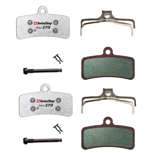 PLAQUETTE FREIN VTT 36 SWISSSTOP DISC 27E ORGANIQUE ADAPT. SHIMANO SAINT/ZEE/TEKTRO/TRP (X