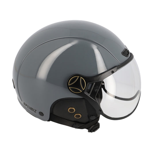 CASQUE URBAIN OPTIMIZ O404 GRIS BRILLANT / NOIR L (59)