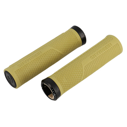 POIGNEE VELO HERRMANS NUCORE 130MM TRAIL PEAK LOCK ON OLIVE (PR)