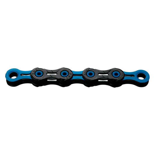 CHAINE VELO 11V. KMC DLC11 NOIR/BLEU 118M ATTACHE RAPIDE