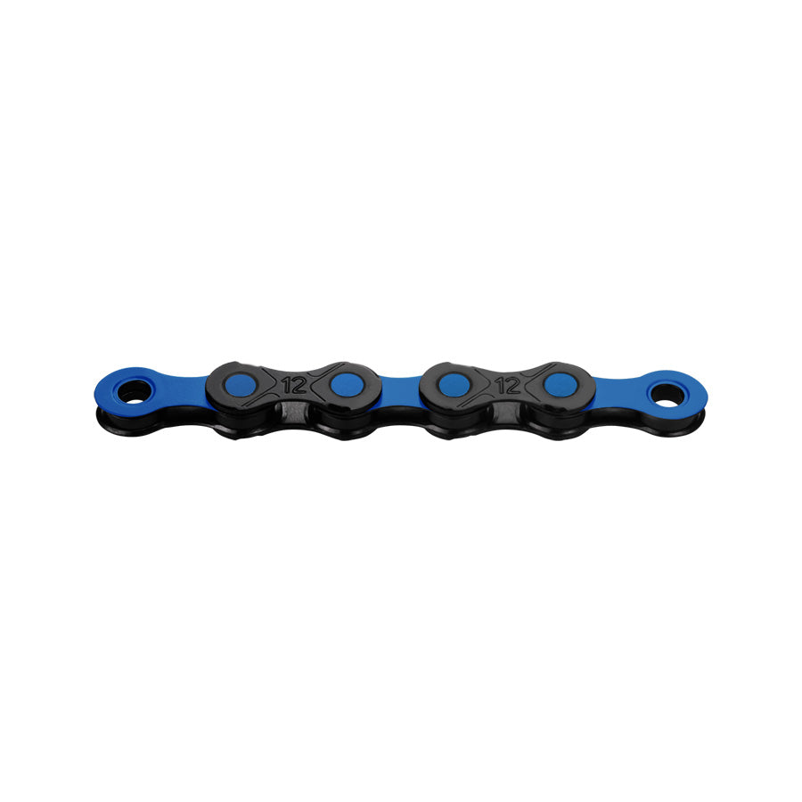 CHAINE VELO 12V. KMC DLC12 NOIR/BLEU 126M ATTACHE RAPIDE