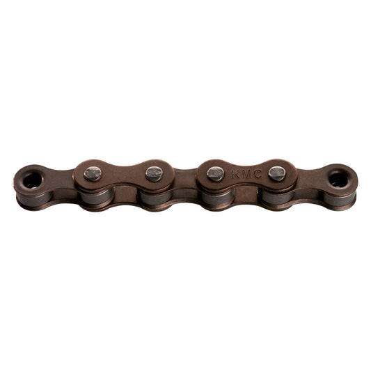 CHAINE VELO  1V. KMC S1 WIDE MARRON 112M ATTACHE RAPIDE