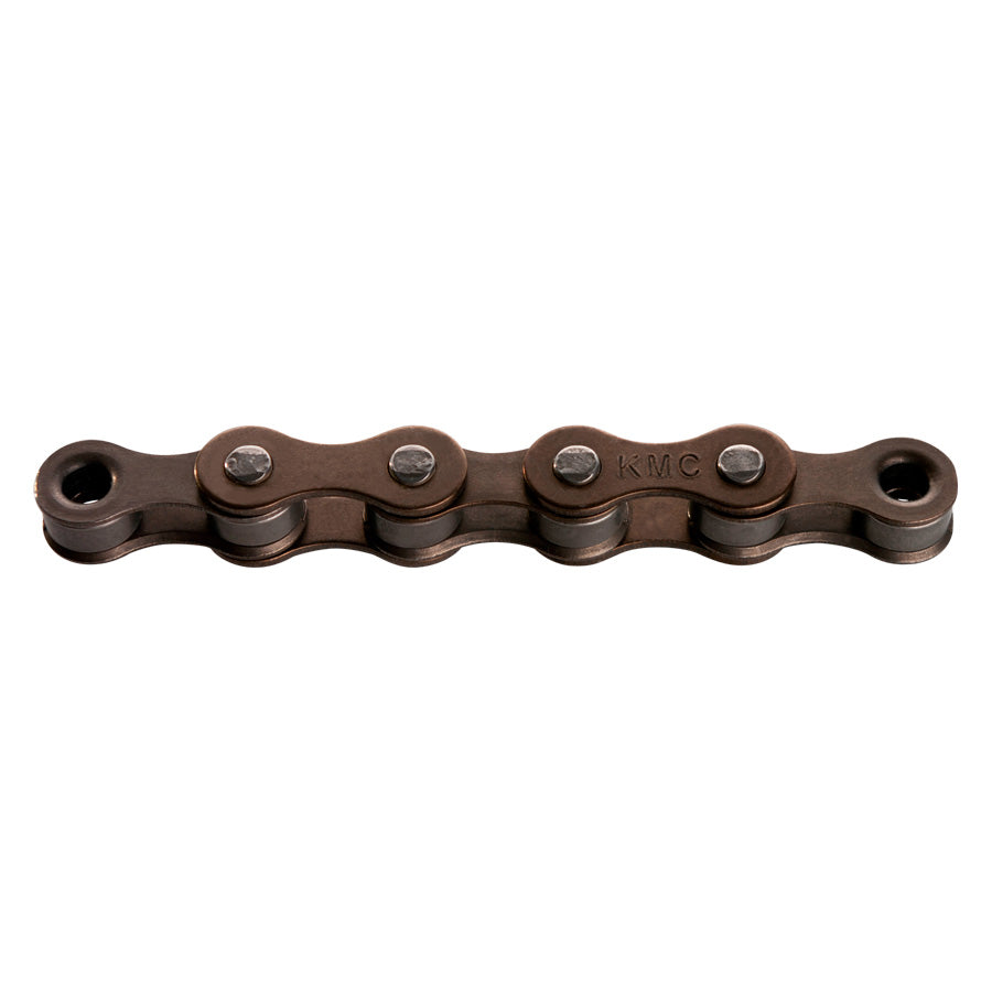 CHAINE VELO  1V. KMC S1 WIDE MARRON 112M ATTACHE RAPIDE