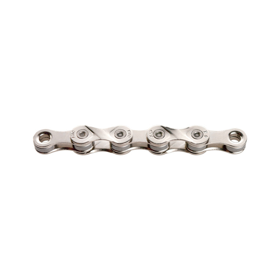 CHAINE VELO  9V. KMC X9 ARGENT 114M ATTACHE RAPIDE