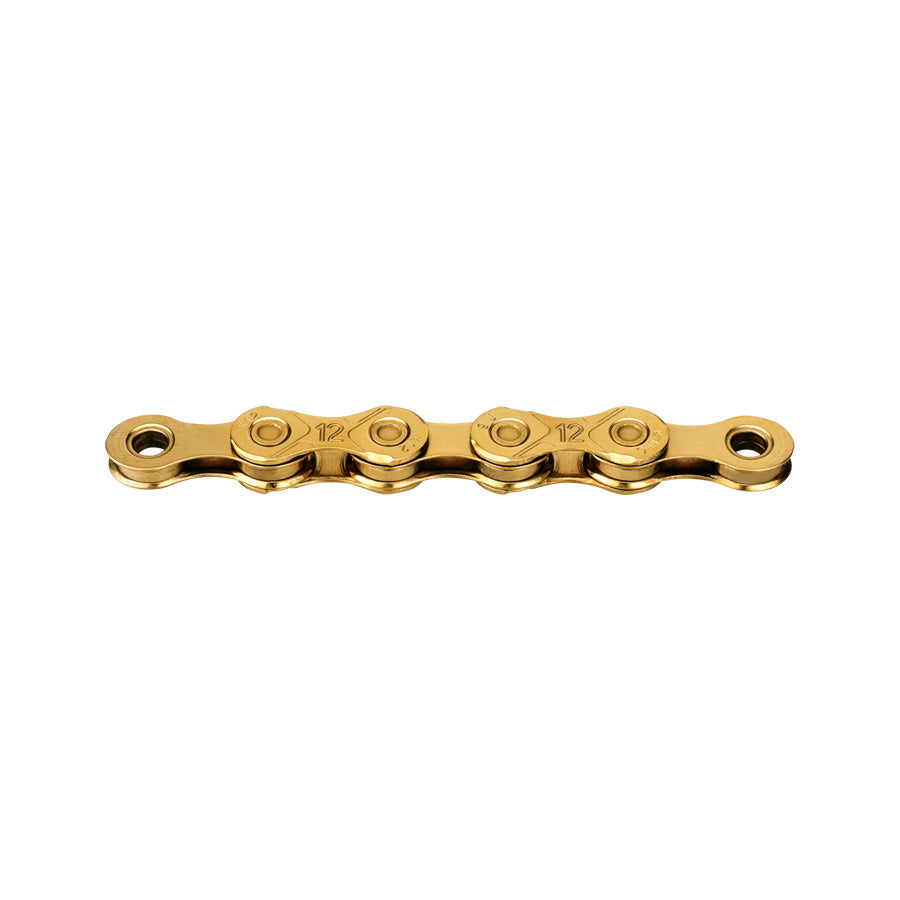 CHAINE VELO 12V. KMC X12 TI-N OR 126M ATTACHE RAPIDE